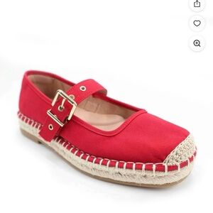 Time and Tru Women’s Mary Jane Espadrille Flats NWT